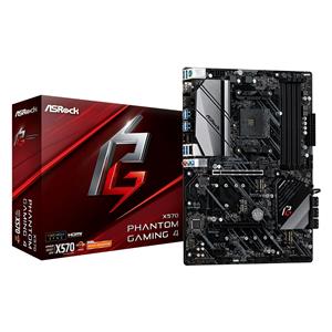 Placa Mãe ASRock X570 Phantom Gaming 4 , Chipset X570 , AMD AM4 , ATX , DDR4