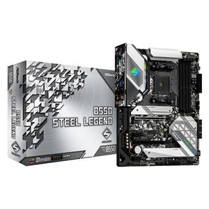 Placa Mãe ASRock B550 Steel Legend , Chipset B550 , AMD AM4 , ATX , DDR4