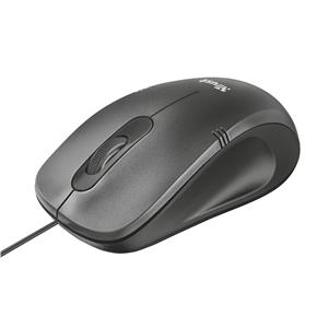 Mouse Trust Ivero Compact , 1000 DPI , 3 Botões , USB , Preto