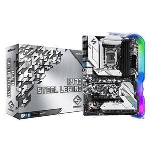 Placa Mãe ASRock H470 Steel Legend , Chipset H470 , Intel LGA 1200 , ATX , DDR4