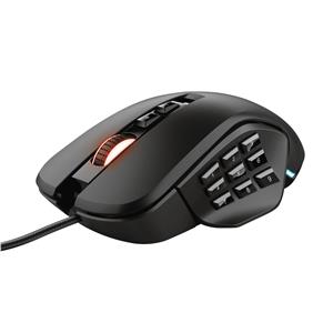 Mouse Gamer Trust GXT 970 Morfix Custom , RGB , 10000 DPI , 14 Botões Programáveis , USB , Preto