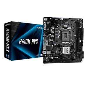 Placa Mãe ASRock H410M-HVS , Chipset H410 , Intel LGA 1200 , mATX , DDR4