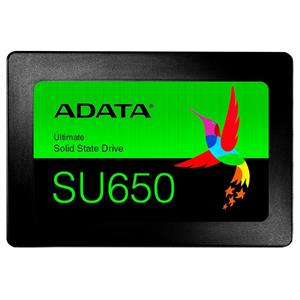 SSD Adata SU650 , 960GB , Sata III , Leitura 520MB/s e Gravação 450MB/s