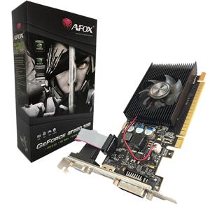 Placa de Vídeo AFox GeForce GT220 , 1GB , DDR3 , 128-Bit , Preto