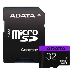 Cartão de Memória Adata Premier MicroSD , 32GB , Classe 10 , com Adaptador SD