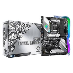 Placa Mãe ASRock Z490 Steel Legend , Chipset Z490 , Intel LGA 1200 , ATX , DDR4