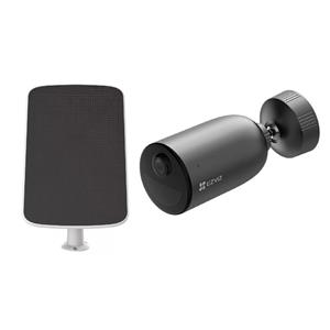 Kit Painel Solar + Câmera Ezviz Bullet CS-EB3 Recarregável , Wi-Fi , 2K , QHD , 2.8mm