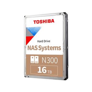 HD Toshiba NAS Systems N300 , 16TB , 3.5" , 7200RPM , SATA 6 Gbit/s , CMR