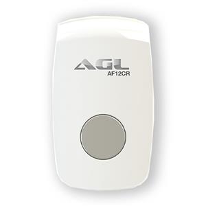 Acionador de Fechaduras AGL  Af12 , 12v ,  Botão ou Controle Remoto , Branco
