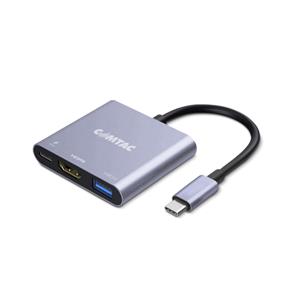 Adaptador de USB C para AV Digital Multiportas Comtac USB 3.0 + HDMI + USB C
