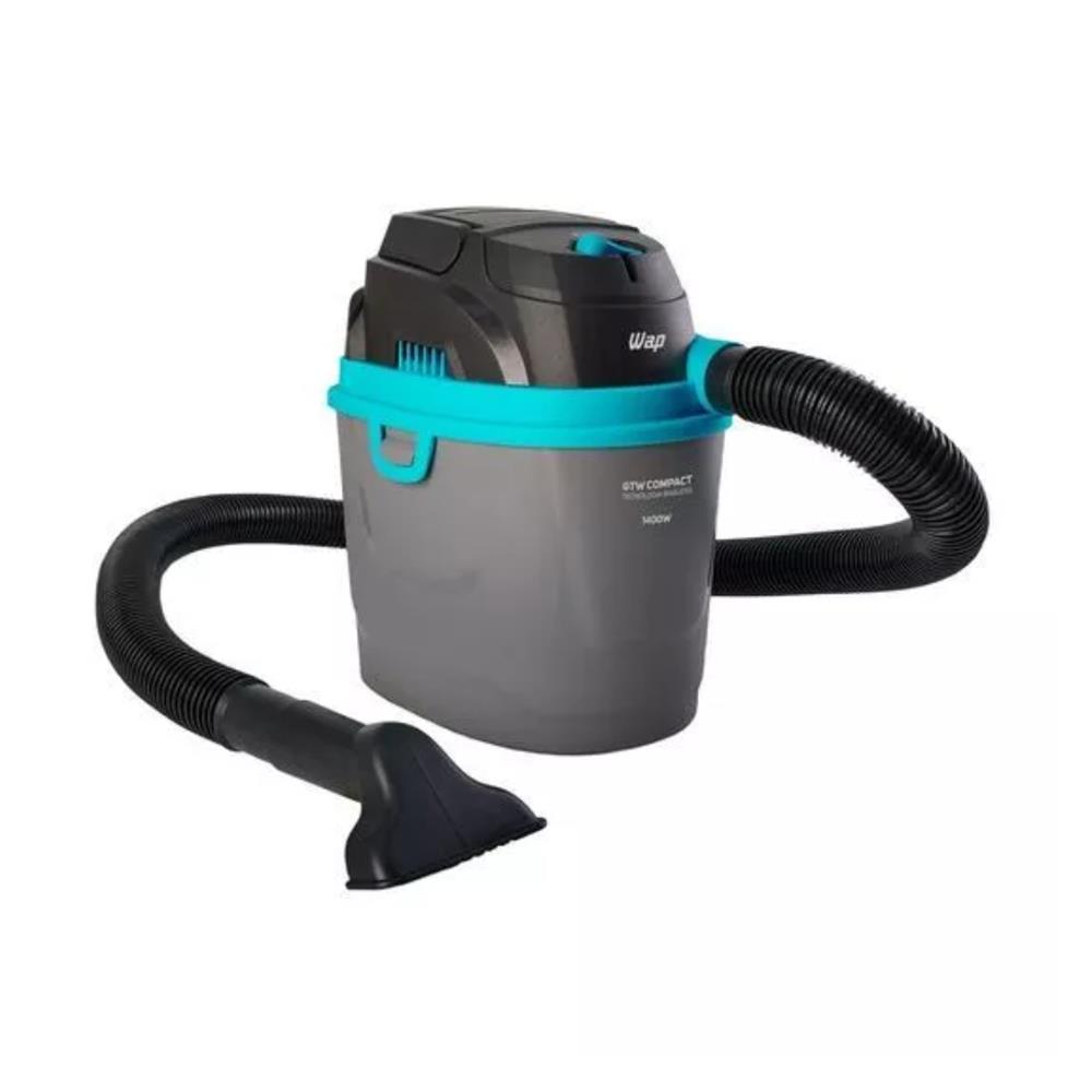 Aspirador de Pó e Água Portátil WAP GTW COMPACT , Cinza & Preto
