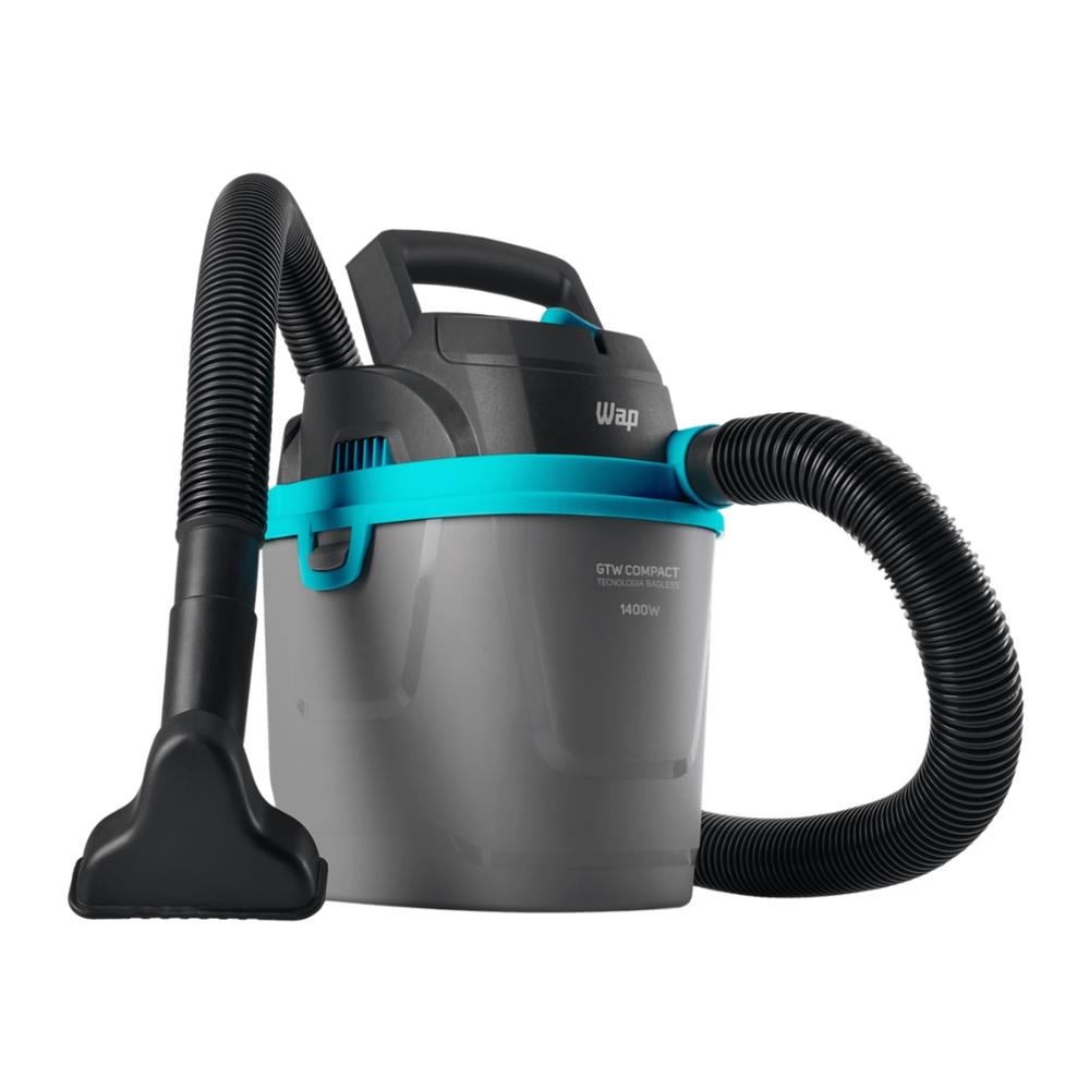 Aspirador de Pó e Água WAP GTW Compact , 220V , 1400W , Portátil com Sopro 5,5L , Cinza e Verde