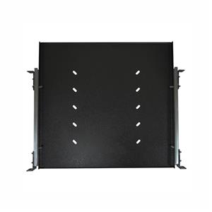 Bandeja Móvel Max Eletron , Padrão 19" , 1U , 400?mm , Preta , Trilho Telescópico