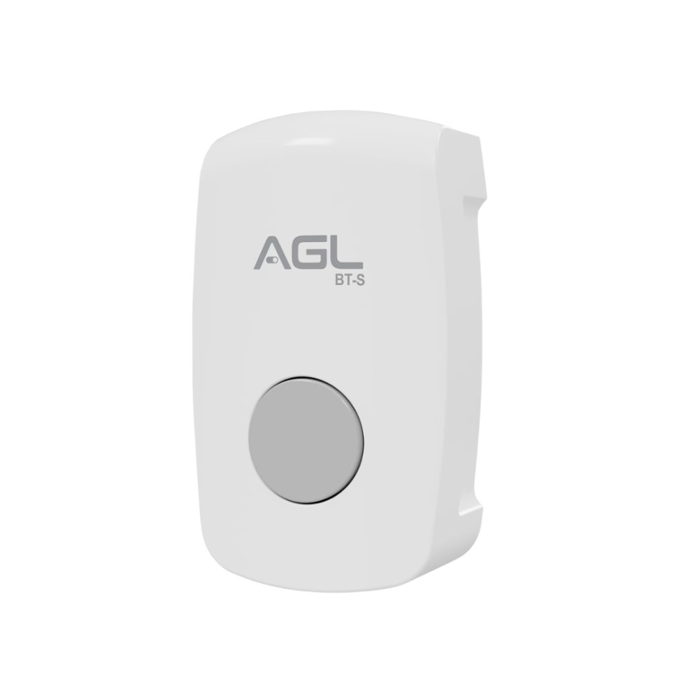 Botoeira Simples AGL BT-S , 12V , Sobrepor , Contato Seco NA/NF , IP62 , Branca