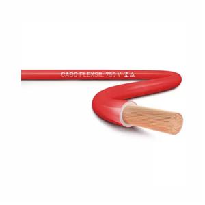 Cabo Flexivel Hepr 6mm Vermelho 1kv Cobrecom
