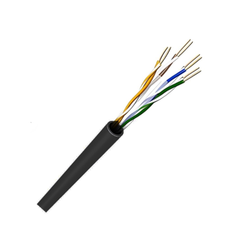Cabo de Rede UTP Cat6 , Prysmian , 24AWG , LSZH , 305m , Caixa , Preto