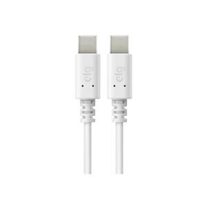 Cabo ELG USB-C para USB-C , Reversível , Recarga e Sincronização , 1 Metro , Branco , TC2TC