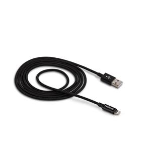 Cabo USB Lightning 1,5m Nylon Preto Intelbras EUAL 15NP