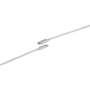 Cabo USB-C + Lightning 1,5m Intelbras Nylon Branco
