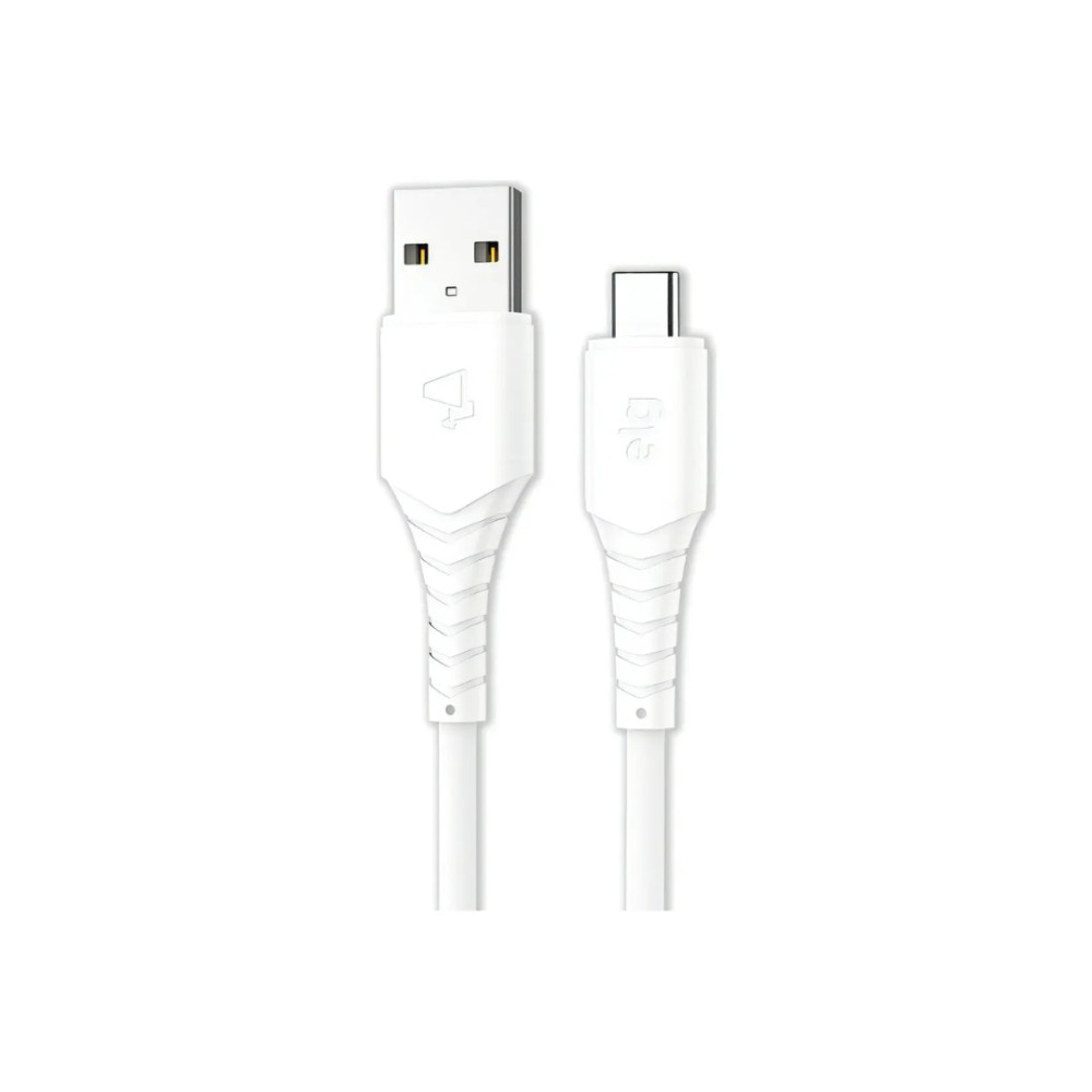 Cabo Micro USB ELG , 1.2m , PVC emborrachado , sincronização e recarga , Branco , M512W