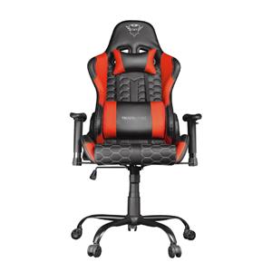 Cadeira Gamer Trust GXT708R Resto , Com Almofadas , Reclinável , Preto e Vermelho
