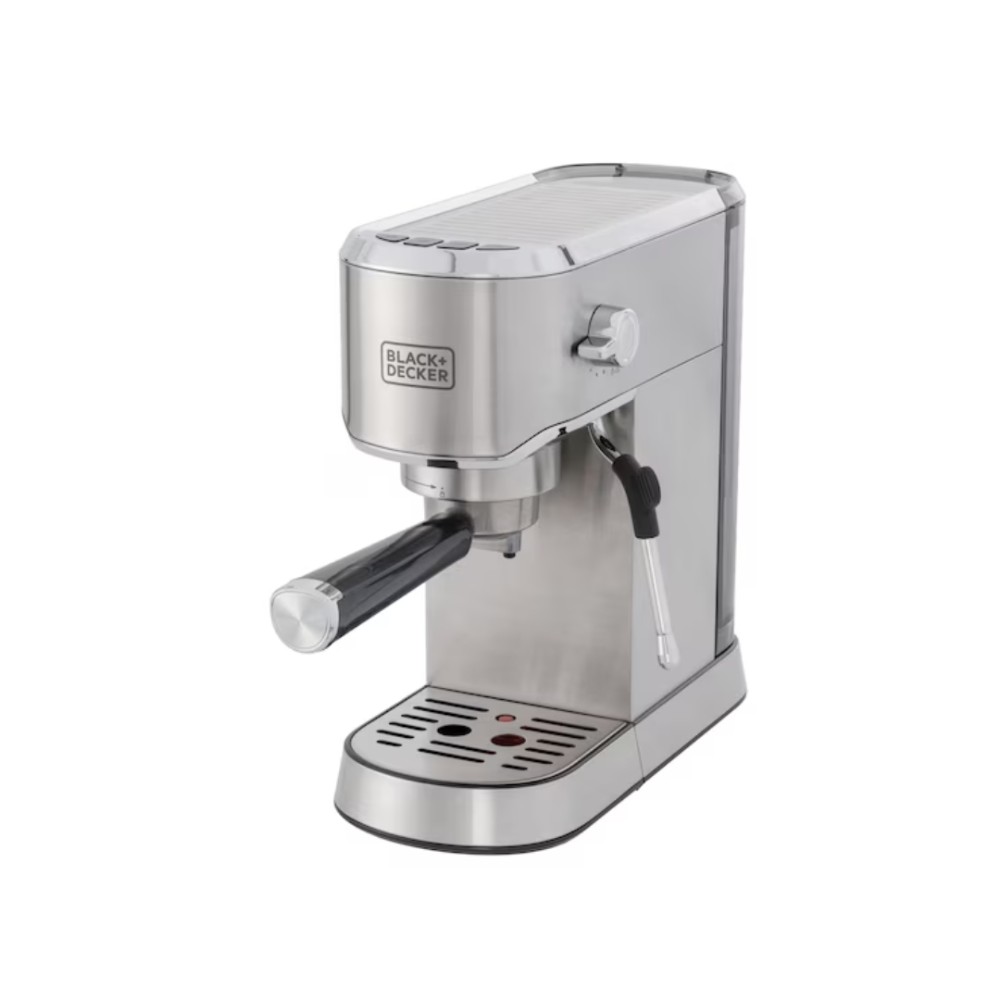 Cafeteira Espresso Automática Black+Decker Gourmand Gris , 20 Bar , Cápsulas e Café em Pó , 220V , CEA1200G-B2