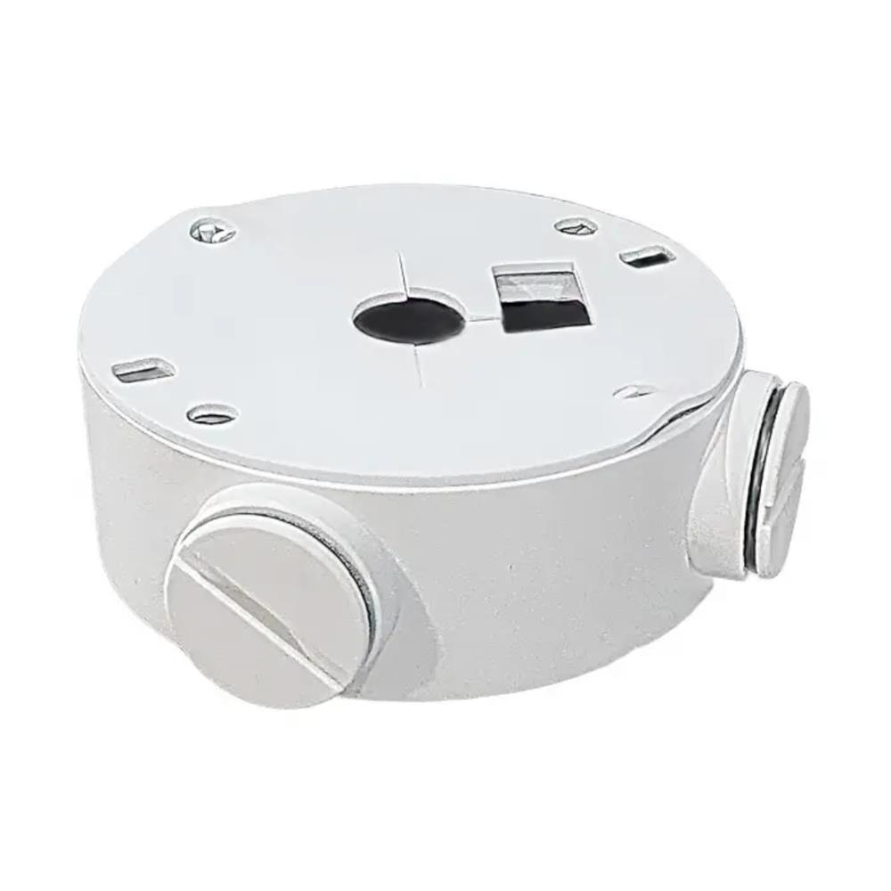 Caixa de Junção Hikvision DS-1260ZJ , Liga de Alumínio , Ø105 x 36 mm , 251 g , Branco