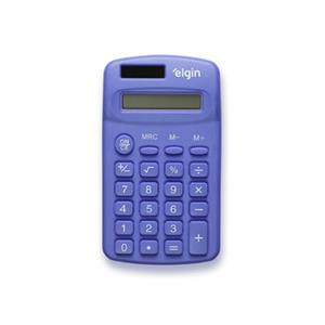 Calculadora de Bolso Elgin Cb 1485 Com 8 Dígitos Solar Azul
