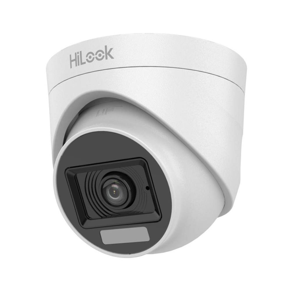 Câmera Dome Hilook THC-T127-LPC , 2MP , Dual Light , Fixed , 1920x1080 , 3.6mm , Branco