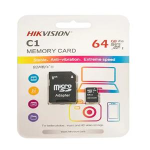 Cartão de Memória Hikvison C1 MicroSD , 64GB , Classe 10 , com Adaptador SD