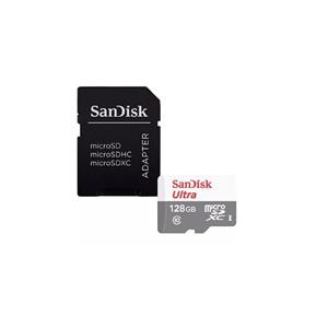 Cartão MicroSD Sandisk 128GB C/ Adaptador
