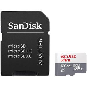 Cartão Micro SD SanDisk 128GB C/Adaptador
