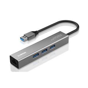 Combo USB com 3 Portas USB 3.2 Gen1 + LAN GIGAbit Comtac Linha Aluminium - 24129466