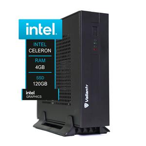 Computador Valianty Intel Celeron 4GB RAM SSD 120GB
