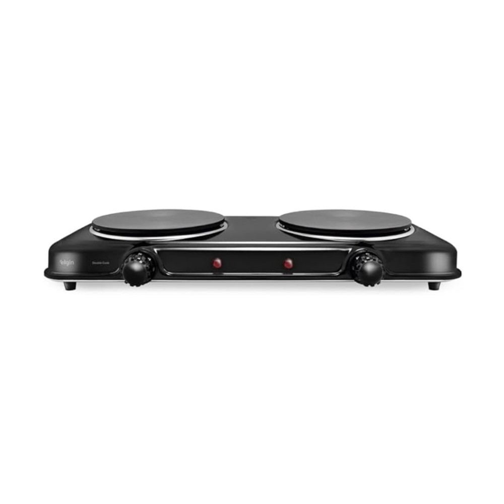 Cooktop Elétrico Elgin Double Cook , 2 Bocas , 2000W , 5 Níveis de Temperatura , Portátil , 220V