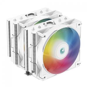 Cooler para Processador DeepCool Gammaxx AG620 WH , ARGB , 2x 120mm , Intel e AMD , Branco
