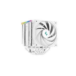 Cooler para Processador DeepCool AK620 Digital WH , RGB , Display Digital , 2x 120mm , Intel e AMD , Branco
