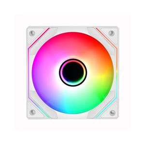 Cooler Fan Gamer Liketec Enigma , ARGB , 120mm , Reverse , Branco - LF-UNARGB-ENIGMA-2103