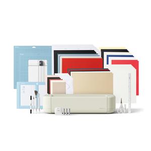 Cricut Explore 5 Kit Deluxe - Máquina de Corte Inteligente 30,5 cm com Bluetooth , Corta Mais de 100 Materiais como Vinil , Cartolina e Iron-O