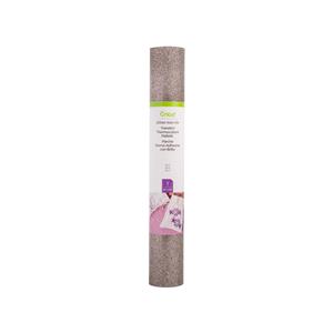 Cricut Iron-On com Glitter Cricut Prata , 30,5 x 48,3 cm – Vinil Termocolante , HTV para Personalização de Tecidos