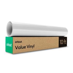 Cricut Value Vinil Permanente , Branco (30,5 cm x 3 m)