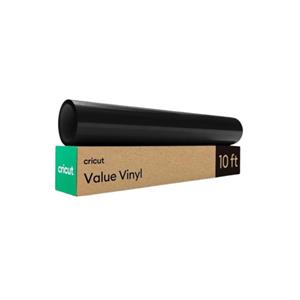 Cricut Value Vinil Permanente , Preto (30,5 cm x 3 m)