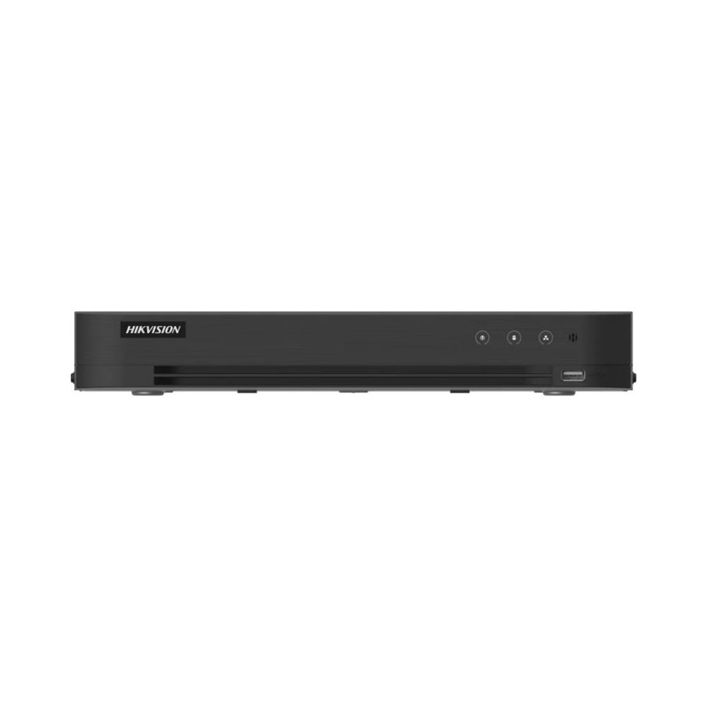 DVR Hikvision Gravador IDS-7216HQHI-M1/XT , 16 Canais , Inteligência AcuSense , 1080p , 1U , Preto