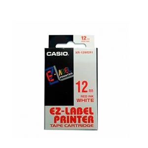 Etiqueta p/ Etiquetadora Casio XR-12WER1-W-DJ