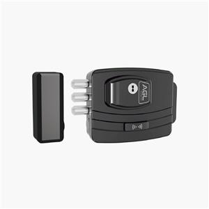 Fechadura Eletrônica AGL Ultra Magic Card , Wi-fi , IP65 , AGL Home , Assistentes de Voz , Aço , Preto