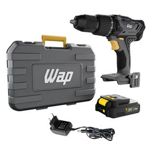 Furadeira e Parafusadeira WAP 21V 1/2" K21 ID03 , Bateria 2000mAh , Bivolt