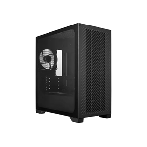 Gabinete Cooler Master Elite 301 Lite , Micro-ATX , vidro temperado , cobertura PSU , Preto