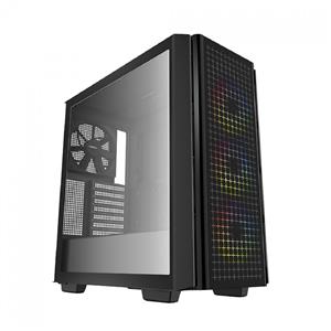 Gabinete Gamer DeepCool CG540 , Mid Tower , Vidro Temperado , Sem Fonte , Com 4 Fans , RGB , Preto