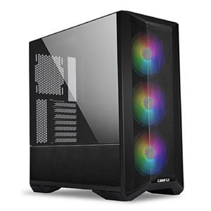 Gabinete Gamer Lian Li Lancool II Mesh C RGB-X , Mid Tower , Vidro Temperado , Sem Fonte , Com 3 Fans RGB , Preto