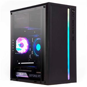 Gabinete Gamer Liketec Craft RGB , Mid Tower , Acrílico , M-ATX , Black , LC-MT-CRAFT-2021
